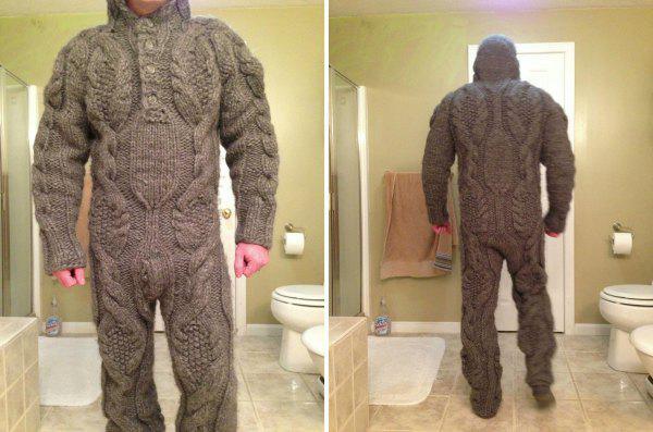 knitted suit