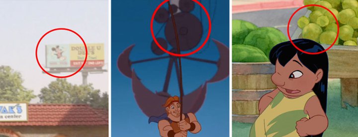 13 clever mickey mouse sightings in Disney movies
