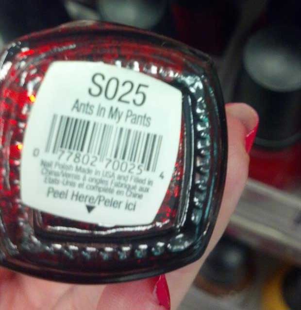 25 funny nail polish names