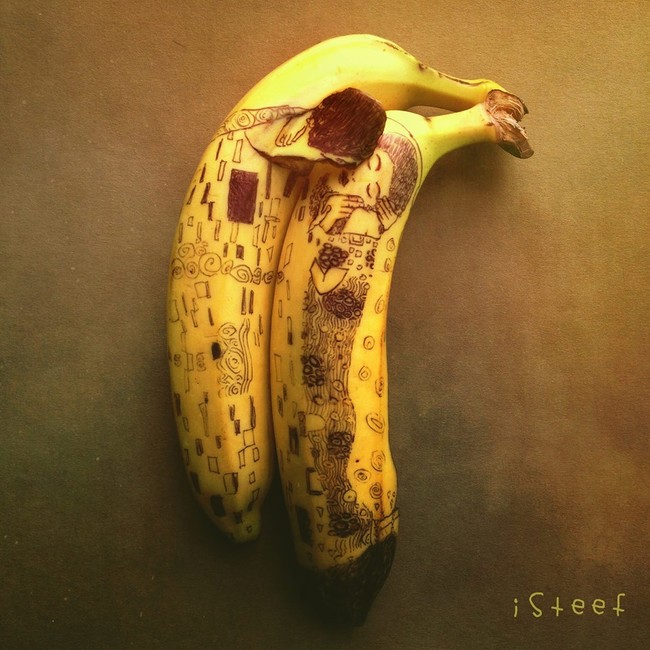 art on bananas