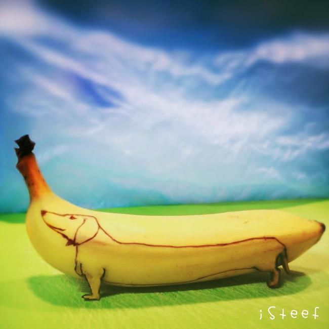 nude banana art