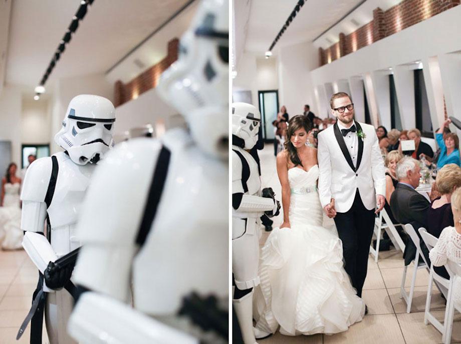 Classy star wars wedding