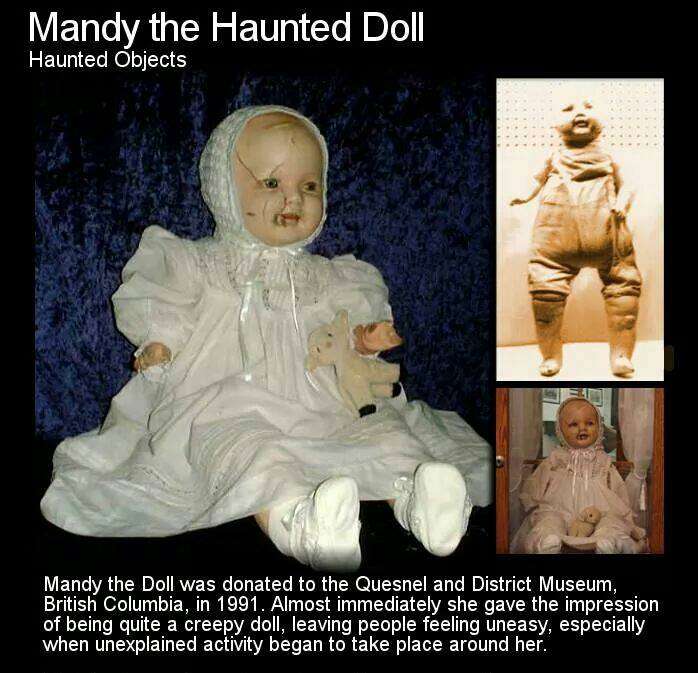 haunted dolls meme - Mandy the Haunted Doll Haunted Objects Mandy the Doll was donated to the Quesnel and District Museum, British Columbia, in 1991. Almost immediately she gave the impression of being quite a creepy doll, leaving people feeling uneasy, e