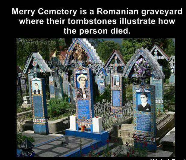 merry cemetery - Merry Cemetery is a Romanian graveyard where their tombstones illustrate how the person died. Weird Fants vele 00000