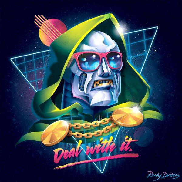 10 80's inspired vinyl covers that make villains look cool
