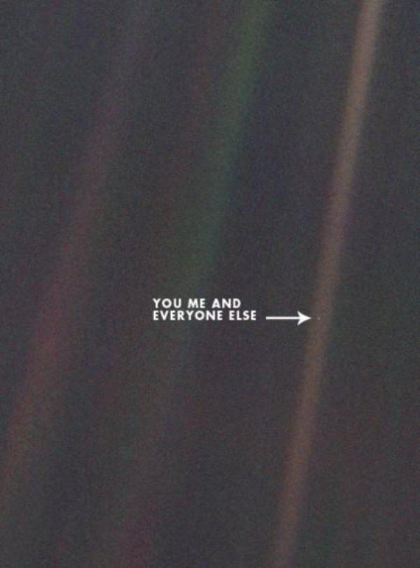 Just how tiny and insignificant we all are
