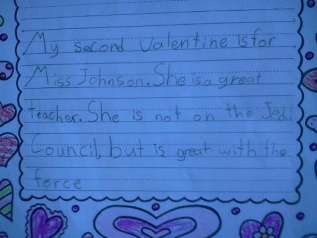 29 awkward valentine's cards from kids