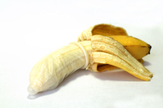 Wanna save part of your banana for later? Just like plastic wrap, a non-lubricated condom will keep it from oxidizing and turning brown.