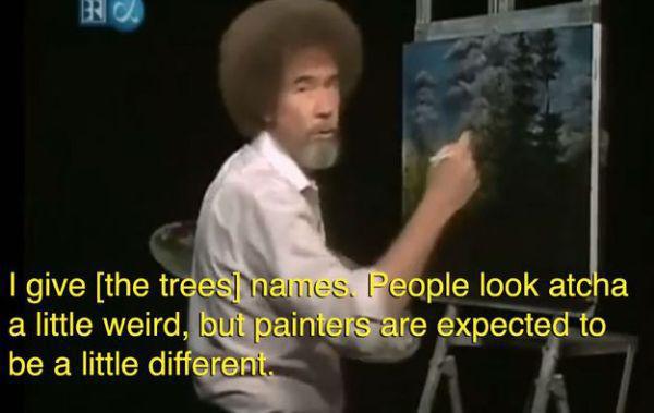 29 Bob Ross pictures for your weekend