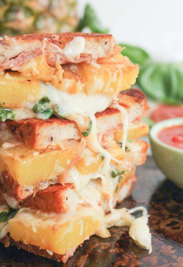 Hawaiian Grilled Cheese