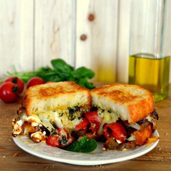 Ratatouille Grilled Cheese