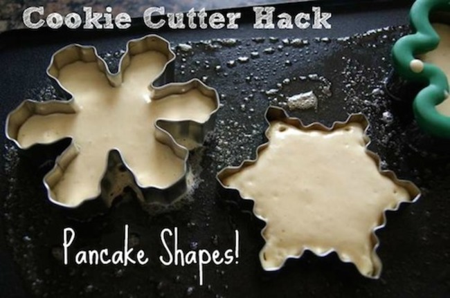 pancake shapes with cookie cutters - Cookie Cutter Hack Pancake Shapes!