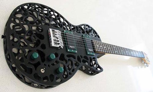 custom guitar 3d printed guitar