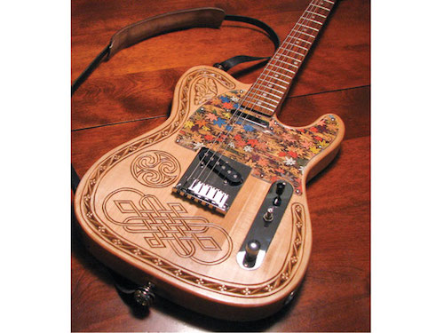 custom guitar carved guitar