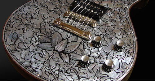 custom guitar slide guitar