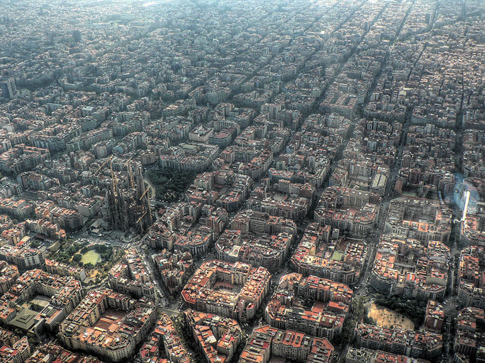 barcelona aerial view - E