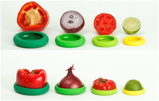 Use a Food Hugger to keep nubs fresh. Those last bits are perfect for omelets and smoothies.