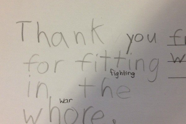 20 Weirdest Classroom Notes Teachers Ever Got Their Hands On