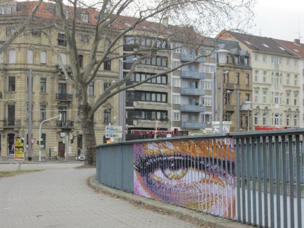 Artist takes a different angle at street art