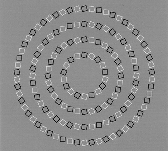 These overlapping circles are actually perfectly round and don't touch at all - can you see past the illusion?