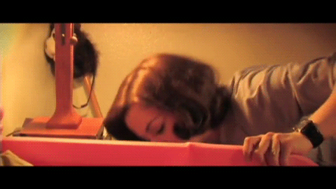 monster under the bed gif - Out