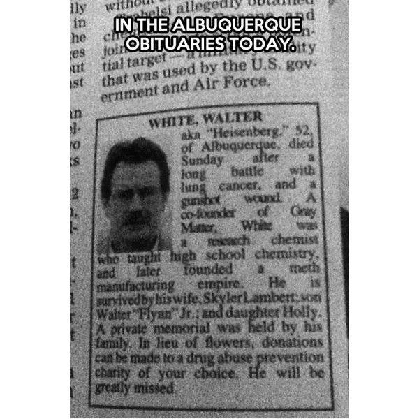 Bizarre obituaries are not what you would expect