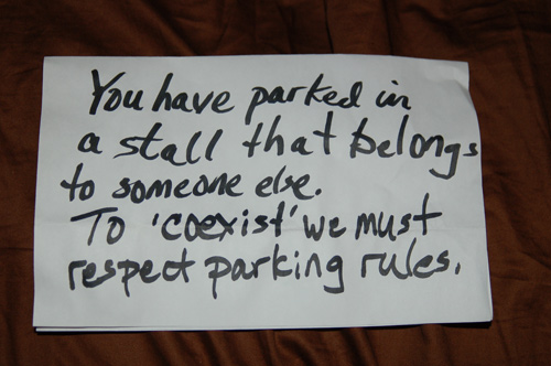 21 Of The Most Epic Passive Aggressive Notes Ever Left on Cars