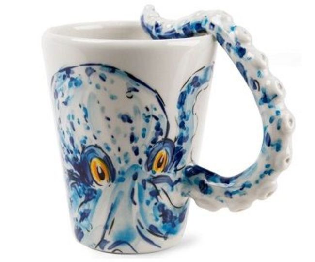 octopus mug handle