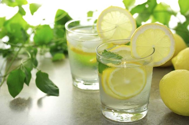 Put a lemon in your water for an extra kick of immunity-boosting vitamin C.