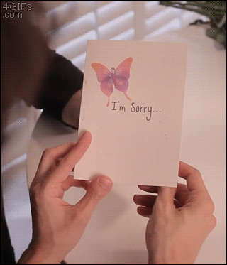 middle finger card gif - 4 GIFs .com I'm Sorry...