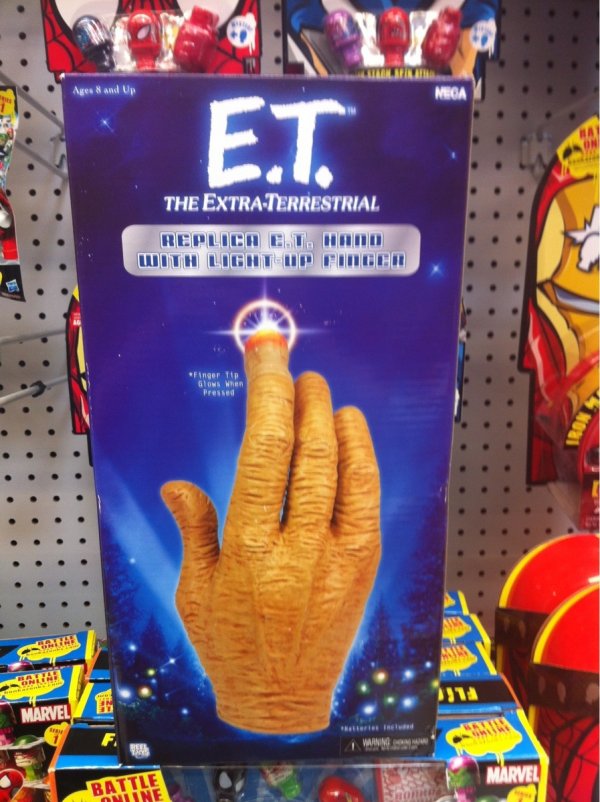 extra terrestrial - Ages 8 and Up Nega E.T. The Extraterrestrial Replica E.U. And Lmith LightUp Cincom Finger Tip Glow When Press Auab Es Marvel Marvel Battle Online
