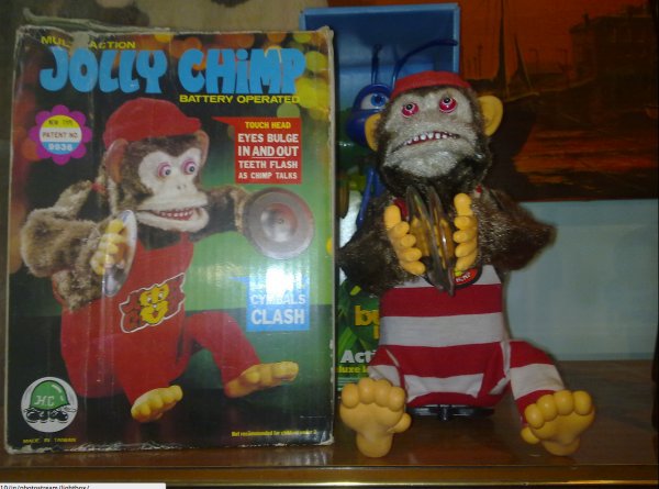 toys funny - Nut Action Jolly Check Battery Operated Touch Head Eyes Bulge In And Out Teeth Flash As Chip Talks Clash
