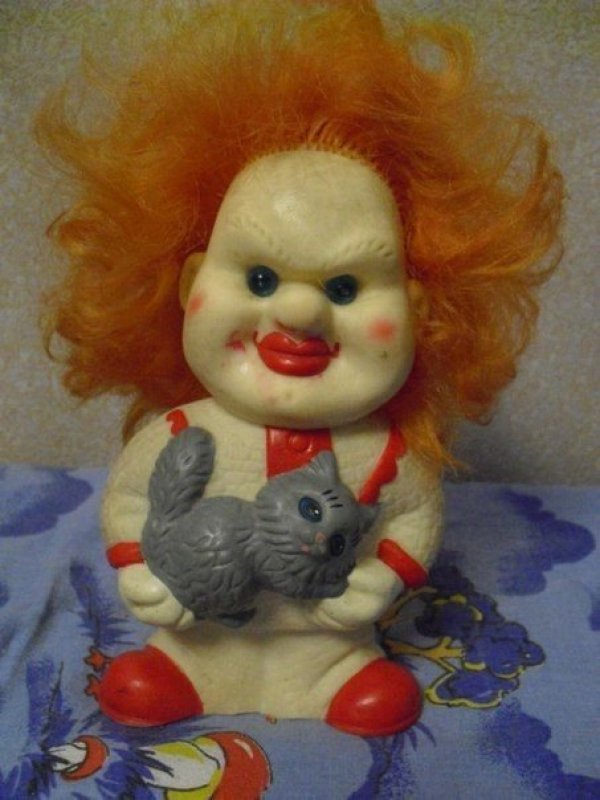 creepy clown toy