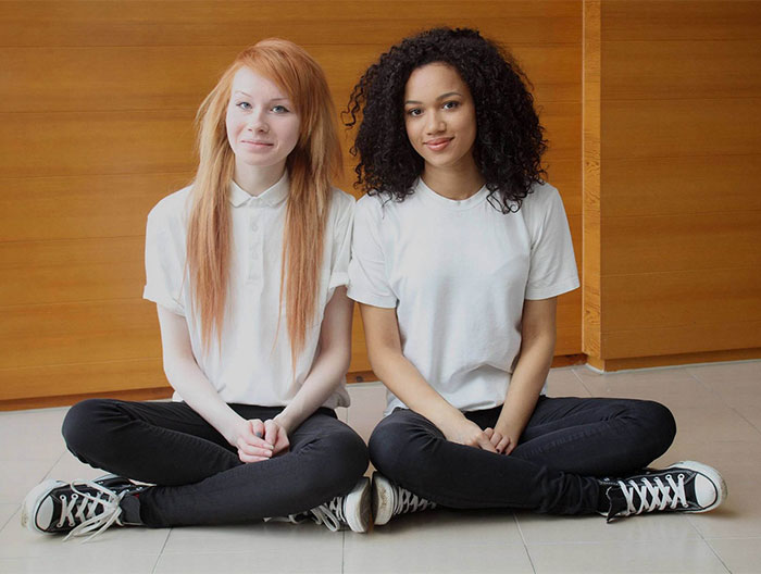 Teen Girls Aren't Just Sisters -- They're Twins