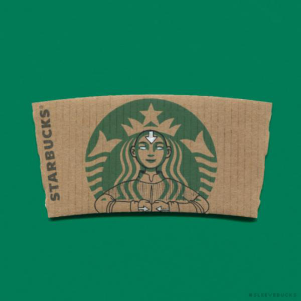 29 Starbucks sleeves with cartoon doodles