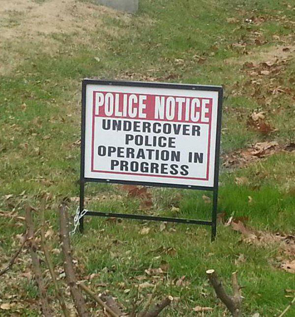 funny undercover - Police Notice Undercover Police Operation In Progress