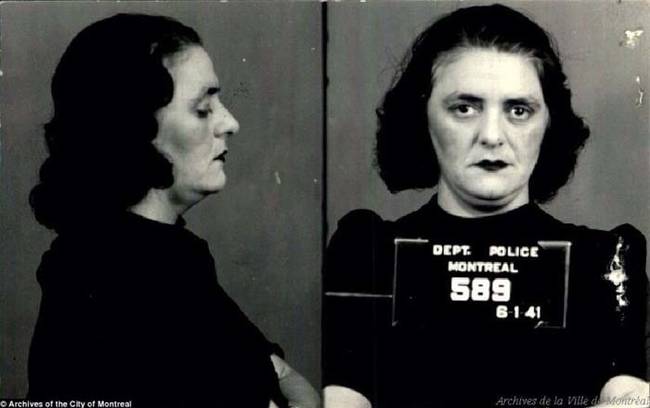 Anni Parker, arrested in 1941 in connection with an investigation into prostitution.