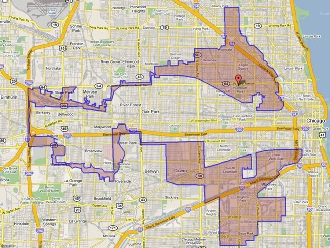 The Fourth Congressional District Of Illinois.