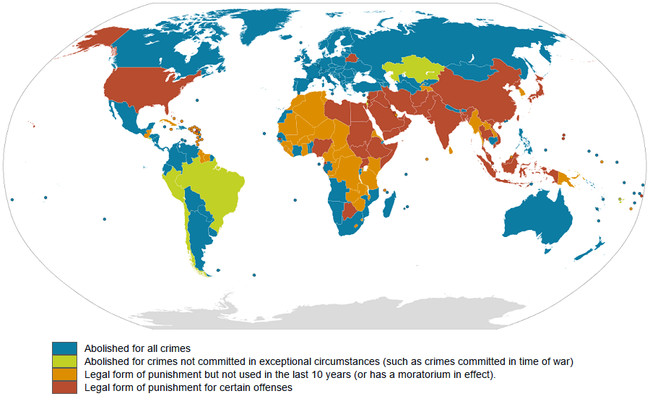 Death Penalty Practices Across The World.