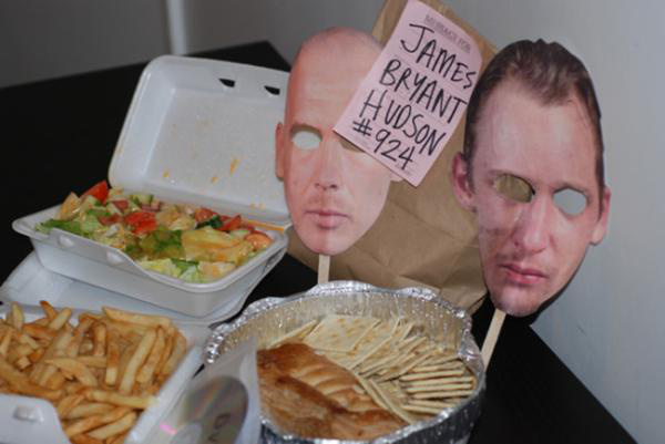 In Toronto the Last Meal Delivery Service will bring you an identical meal as to one requested by a death row inmate. Even creepier, they give you a paper mask of the condemneds’ likeness.