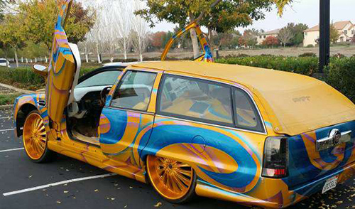 candy painted station wagon