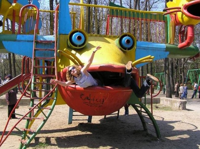 scary playground equipment