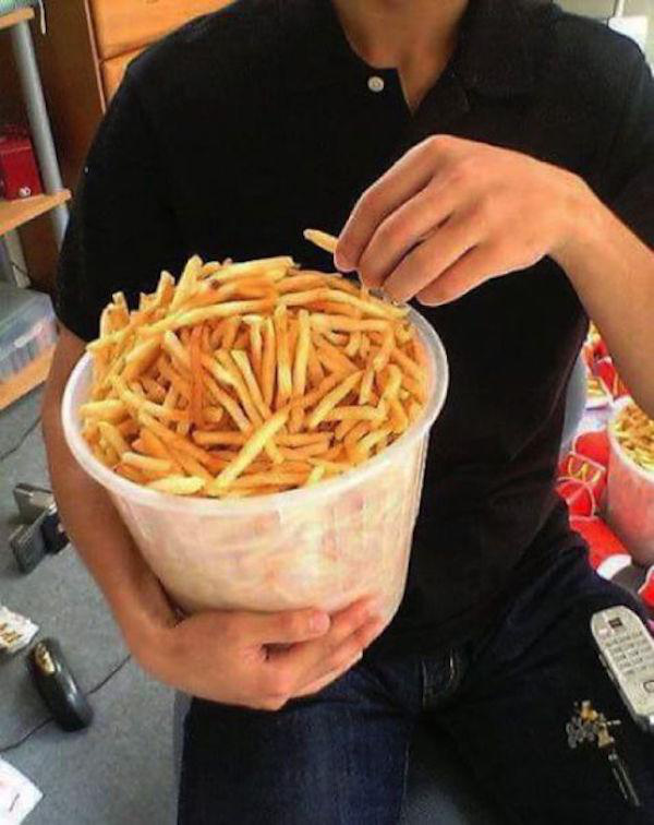 genius product bucket o fries