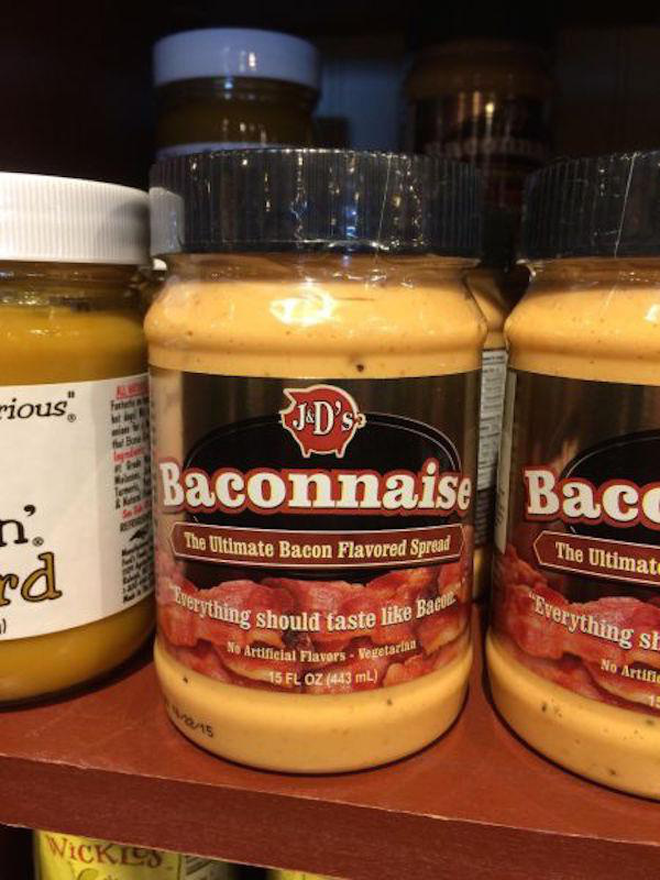 genius product condiment - rious Baconnaise Bac The Ultimate Bacon Flavored Spread The Ultimate Luerything S Everything si aste Bacok ung should taste Artificial Flavors Vegetaria 15 Fl Oz 443 mL No Artific Wickie