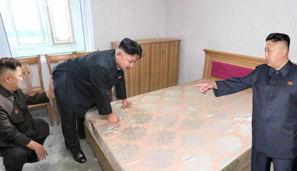 The Internet had a little fun with a picture of Kim Jong-un