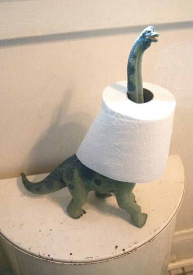 36 funny toilet paper and holder designs