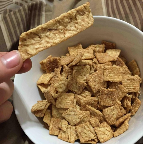 A Cinnamon Toast Crunch piece to make the rest envious.