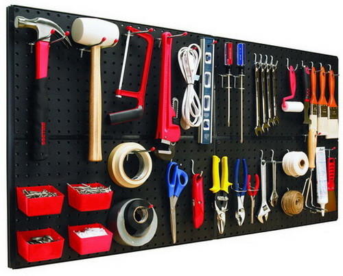 And don't discount installing a trusty pegboard.