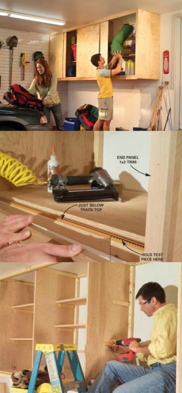 You can always build your own cabinets, too.