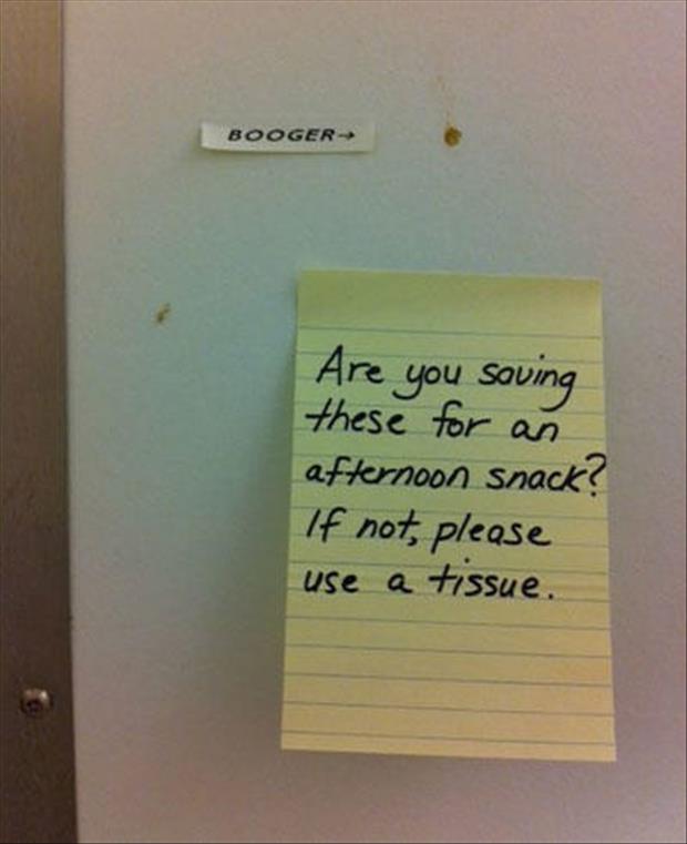 20 clever notes found in the bathroom